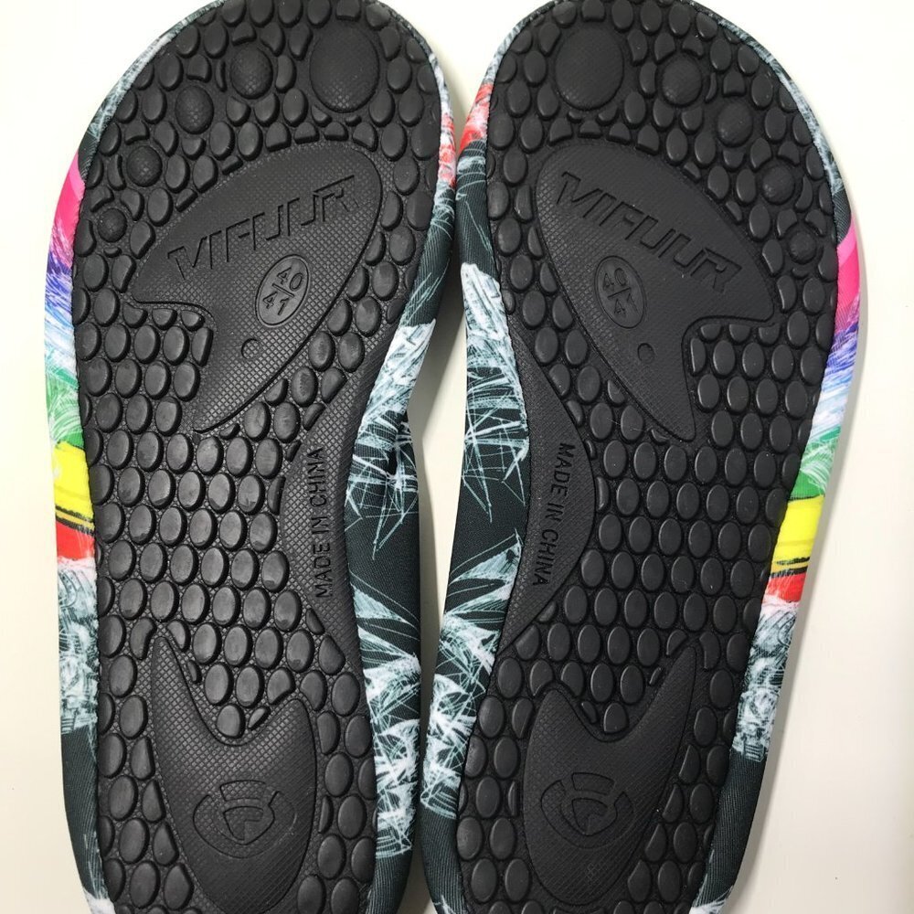 NEW in package VIFUUR Water beach sand shoes Rainbow size 40-41 (9.5-10 Women's) - Picture 3 of 8
